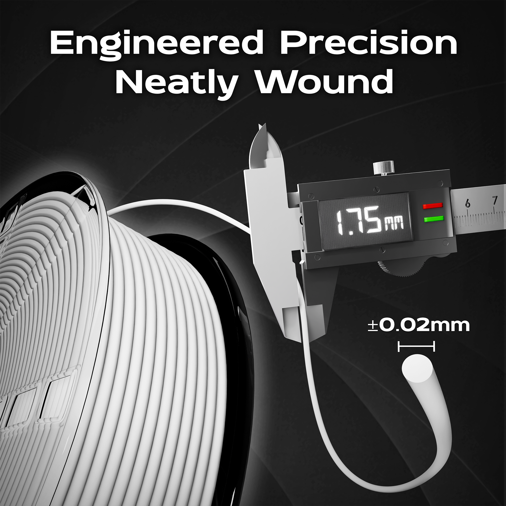 White Matte PLA 1kg