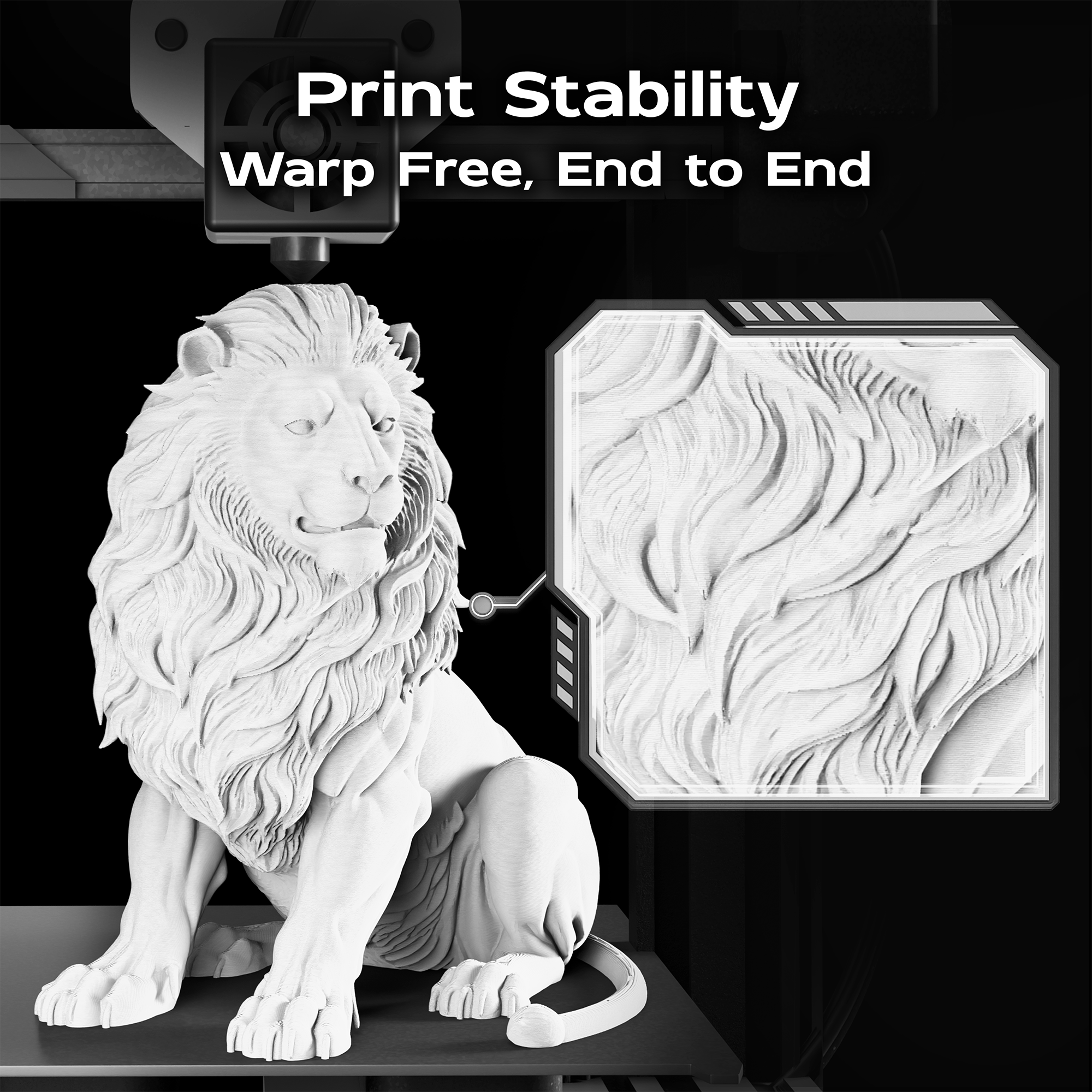 White Matte PLA 1kg
