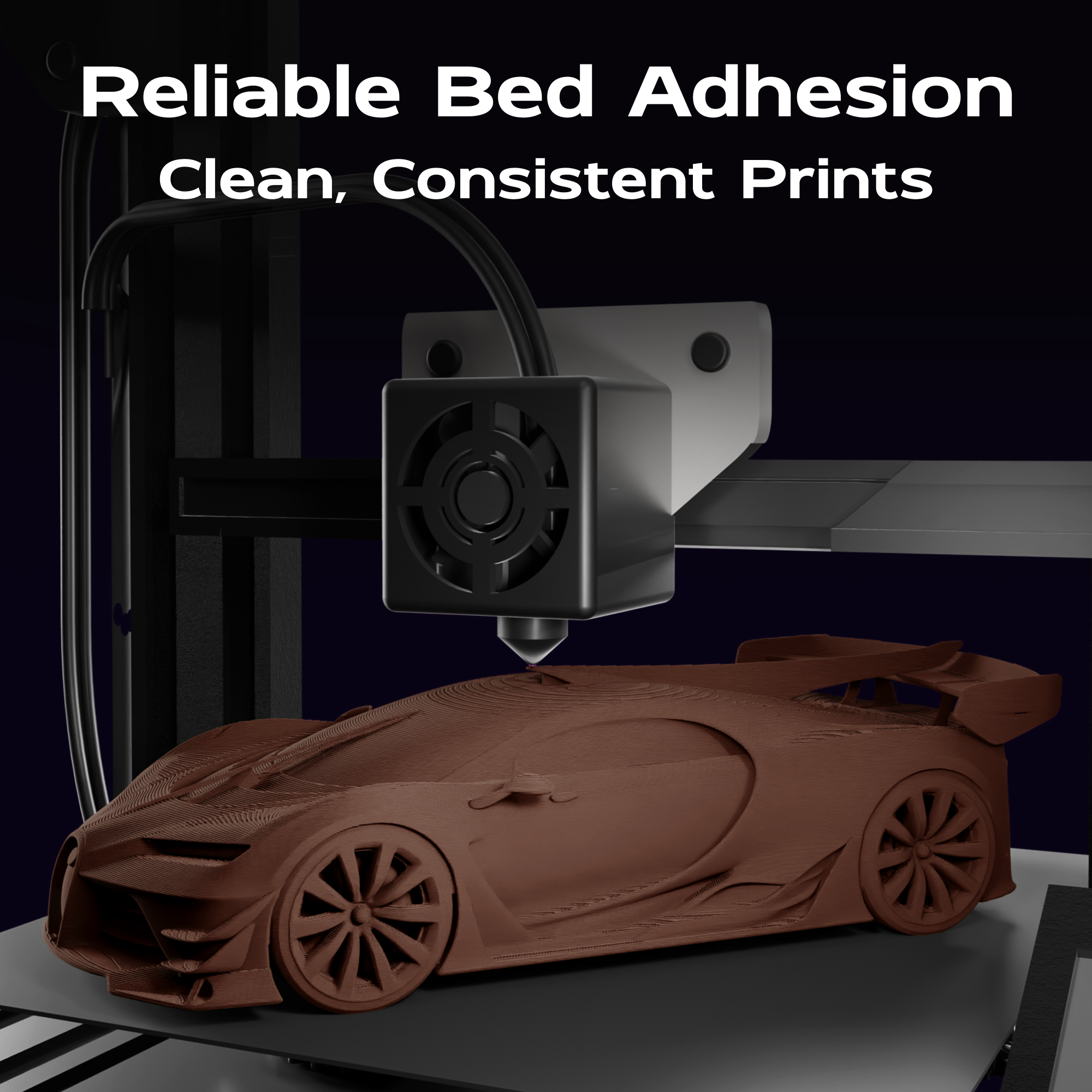 Chocolate Brown Matte PLA 1kg