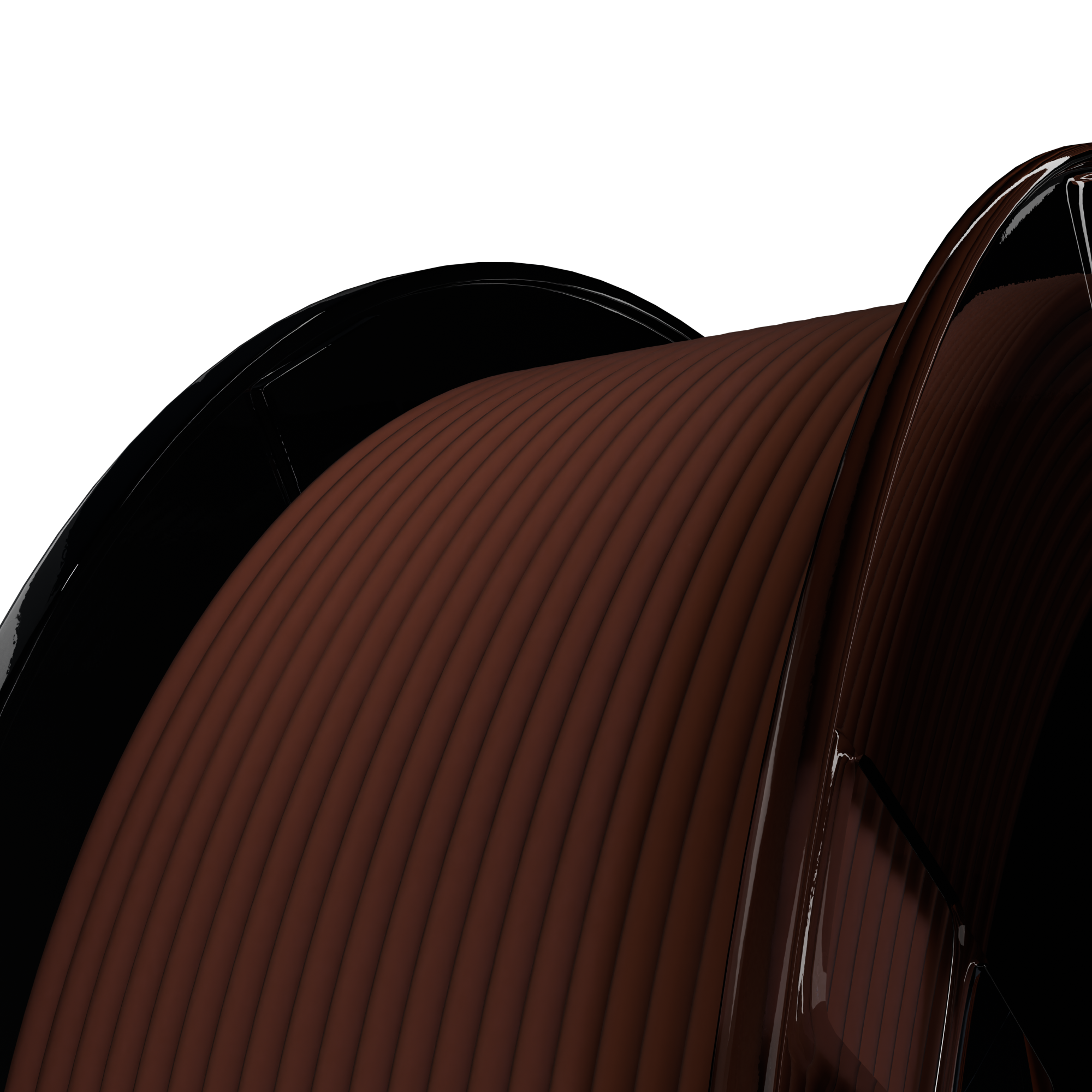 Chocolate Brown Matte PLA 1kg Secondary image