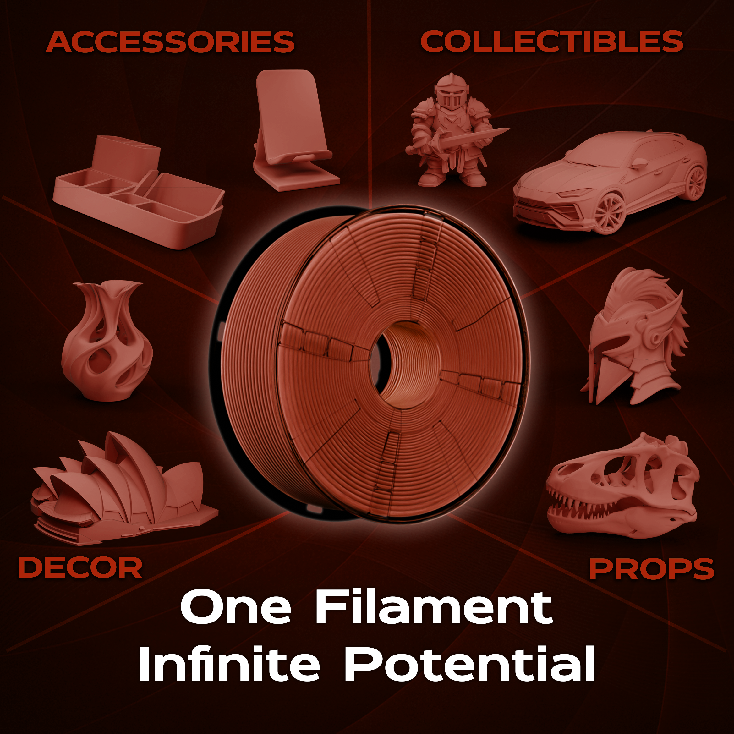 Terracotta Matte PLA 1kg
