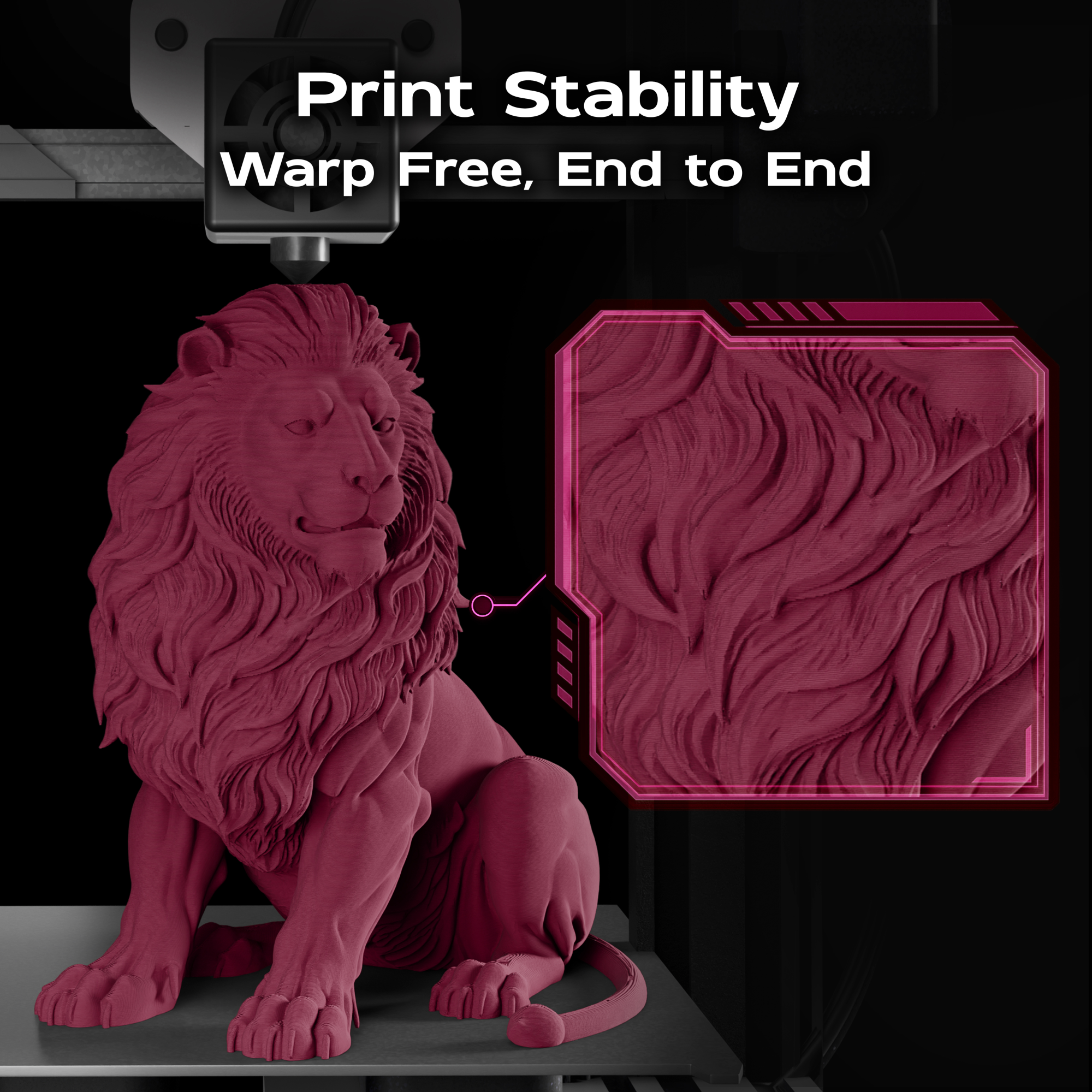 Burgundy Matte PLA 1kg