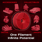 Deep Lava Red Matte PLA 1kg