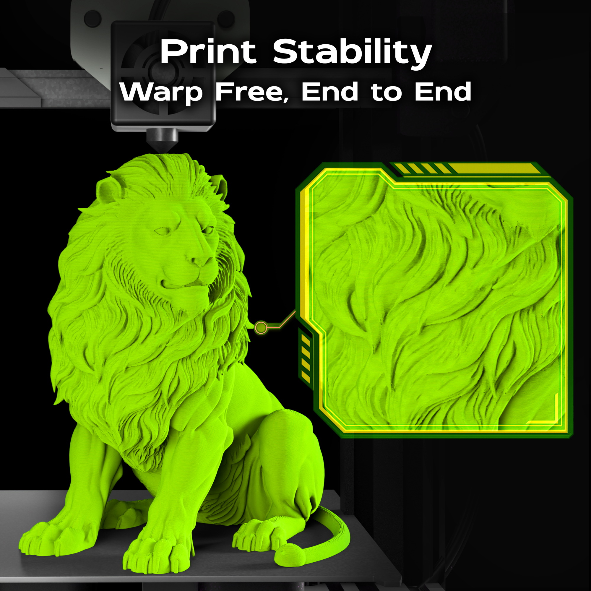 Lime Matte PLA 1kg