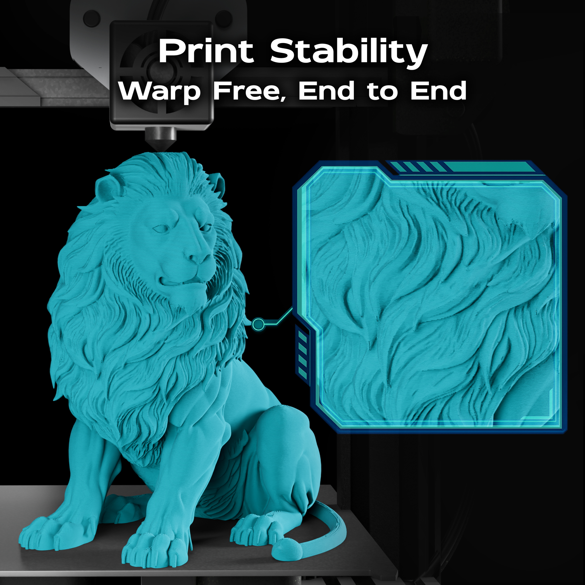 Teal Matte PLA 1kg