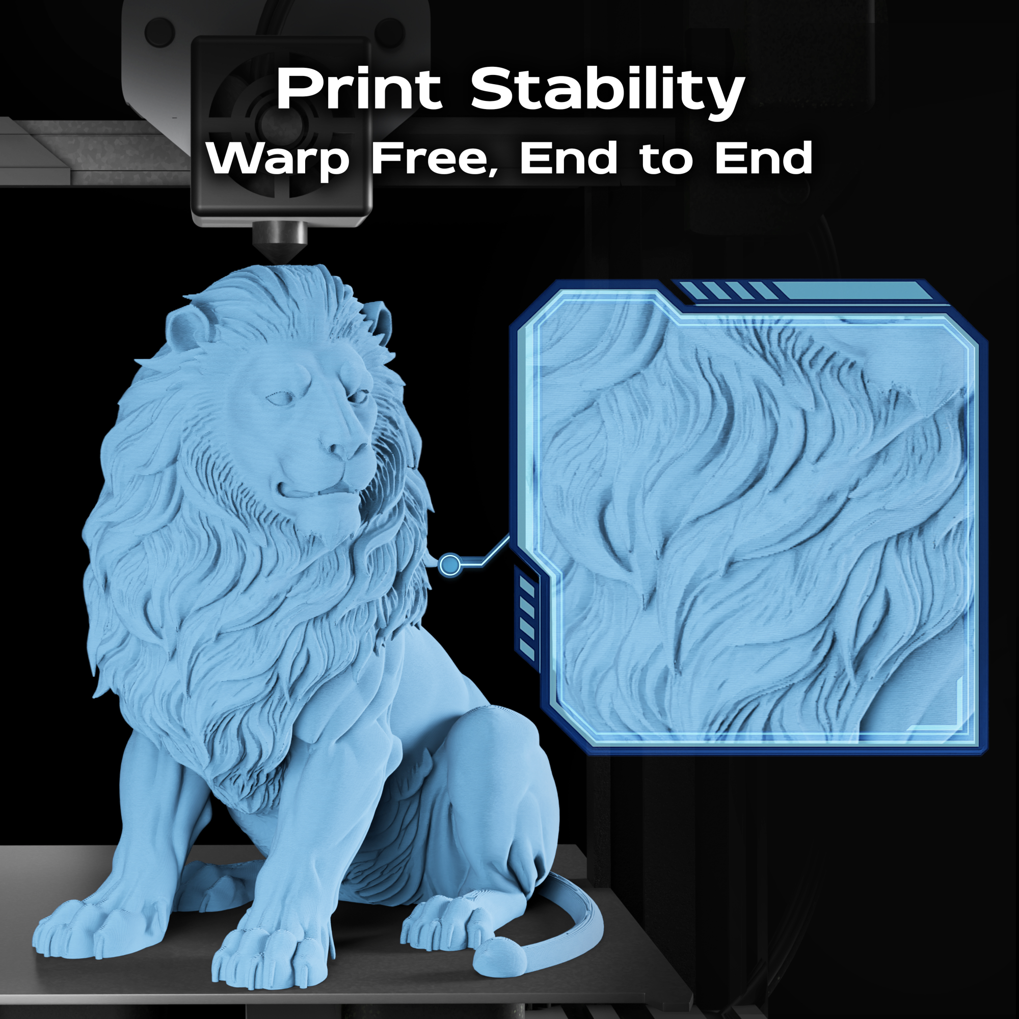 Sky Blue Matte PLA 1kg