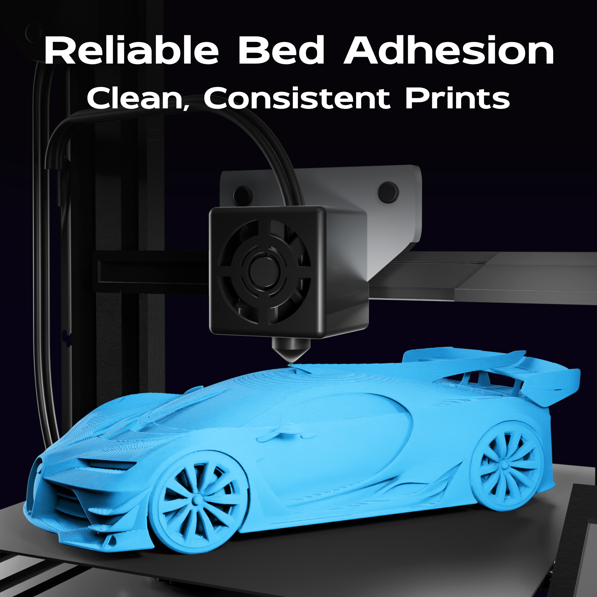 Cyan Matte PLA 1kg