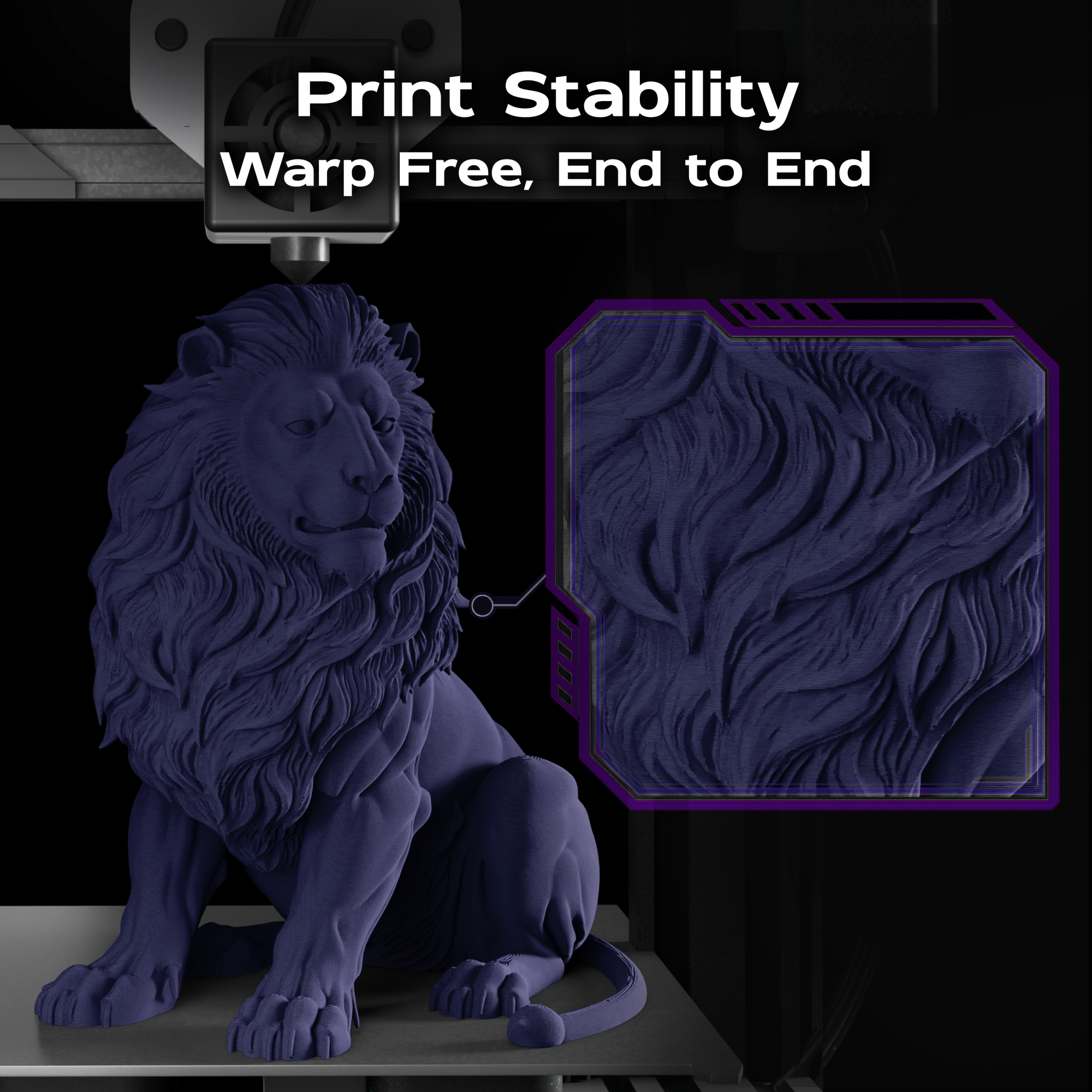 Midnight Navy Matte PLA 1kg