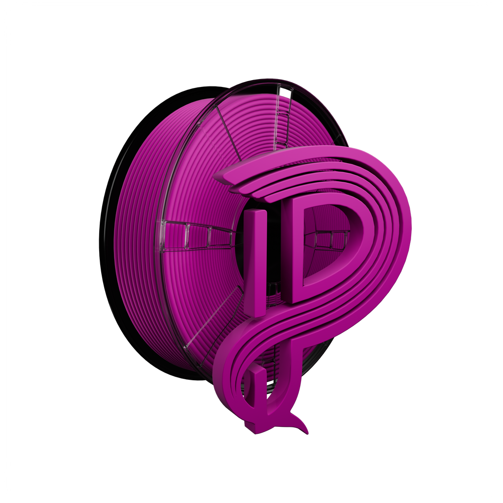 Matte pink 3D printing filament spool by Printsy3D