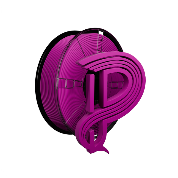 Matte pink 3D printing filament spool by Printsy3D