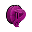 Matte pink 3D printing filament spool by Printsy3D