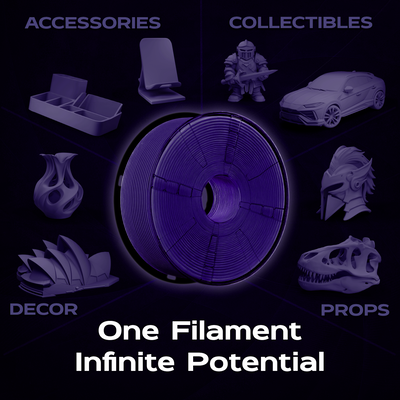 Deep Purple Matte PLA 1kg
