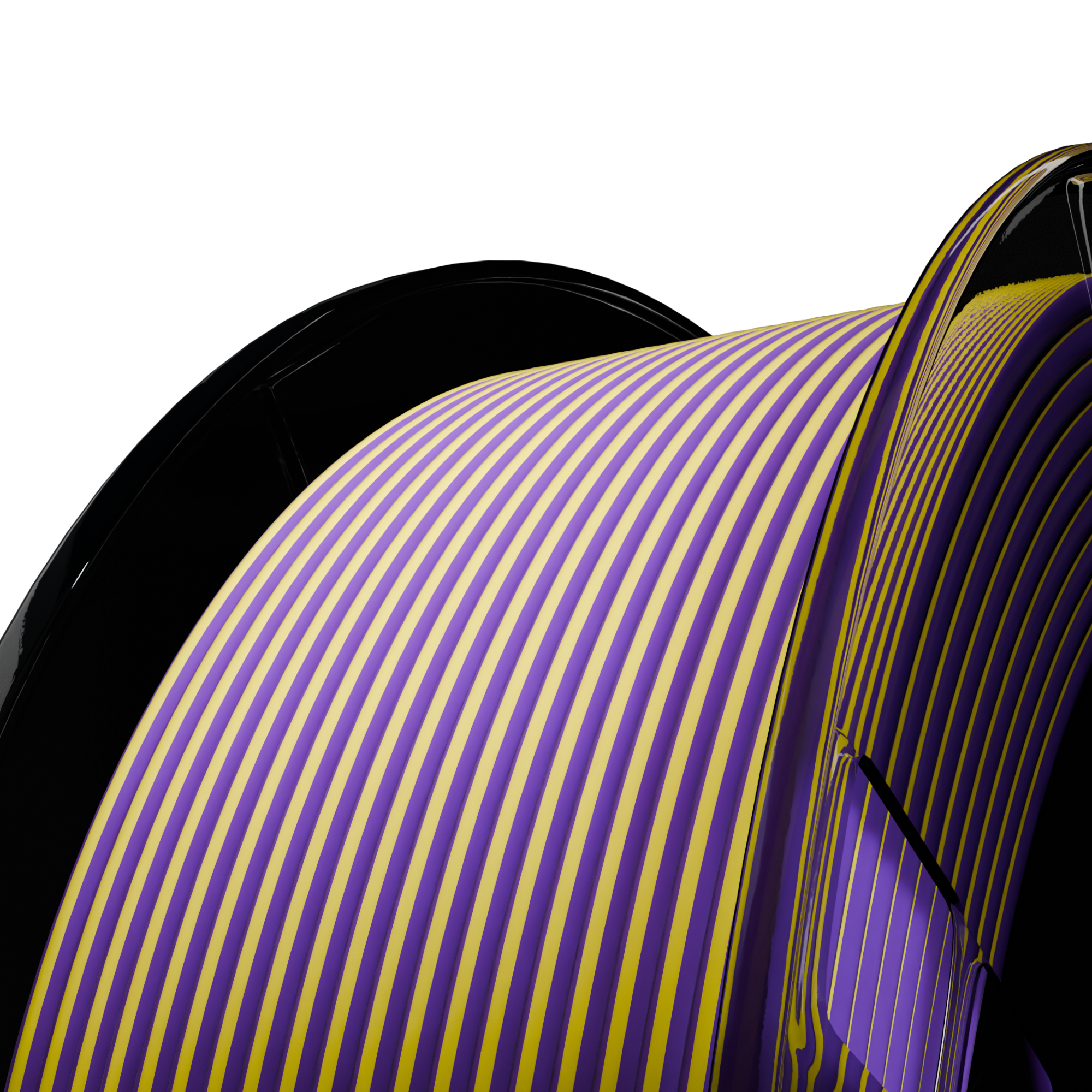 Golden Eclipse (Dark Purple Yellow) Bi Matte PLA 1kg Secondary image