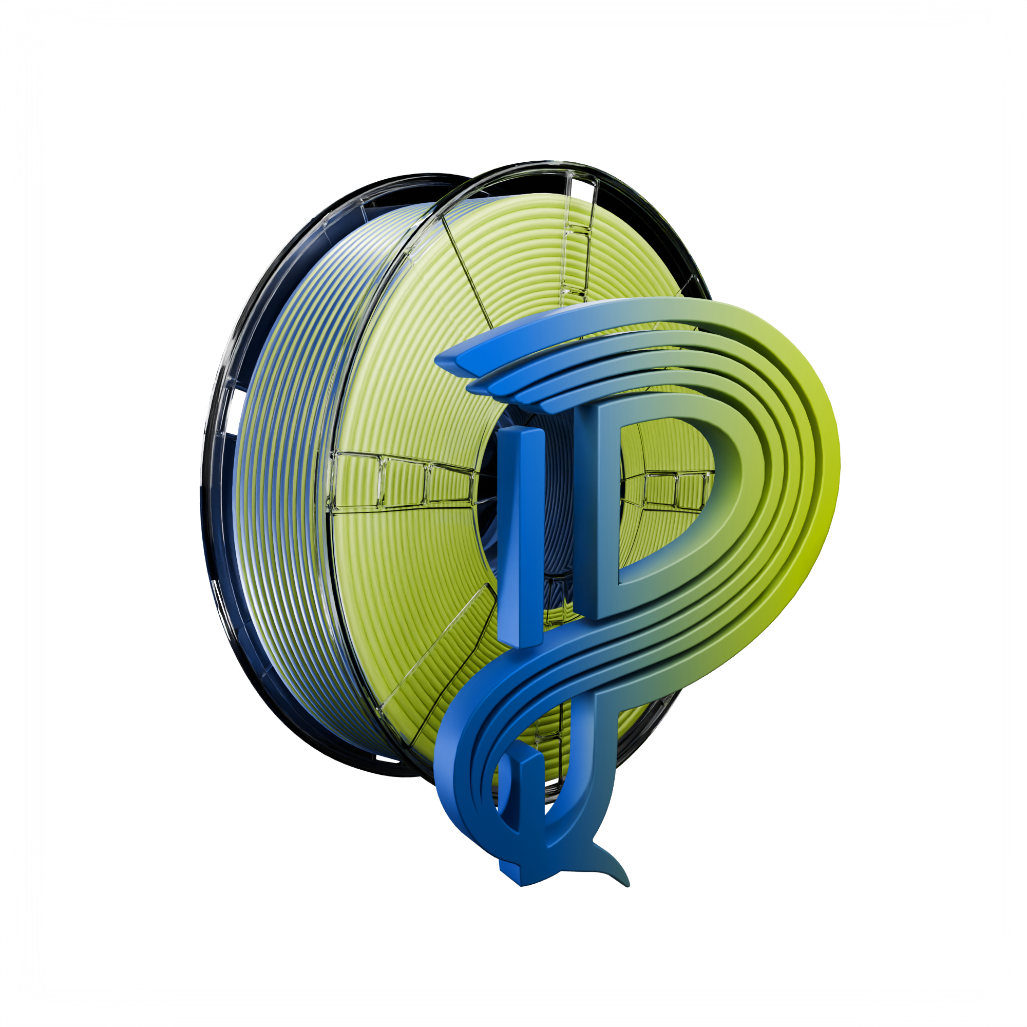 Azure Flare (Dark Blue Yellow) Bi Matte PLA 1kg Main image
