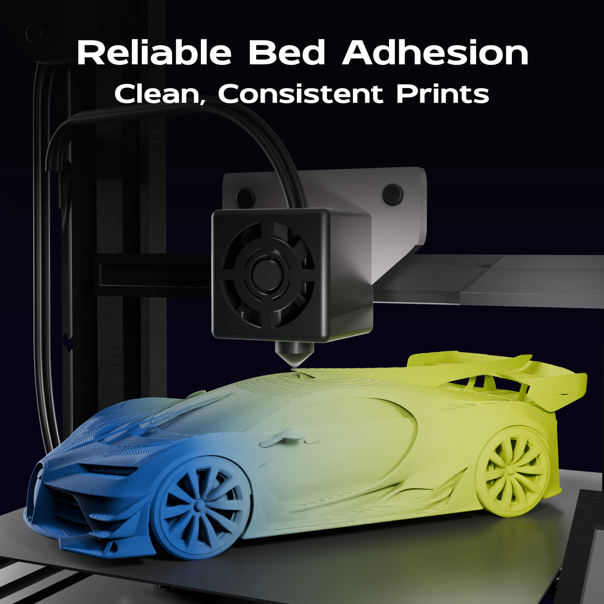 Azure Flare (Dark Blue Yellow) Bi Matte PLA 1kg