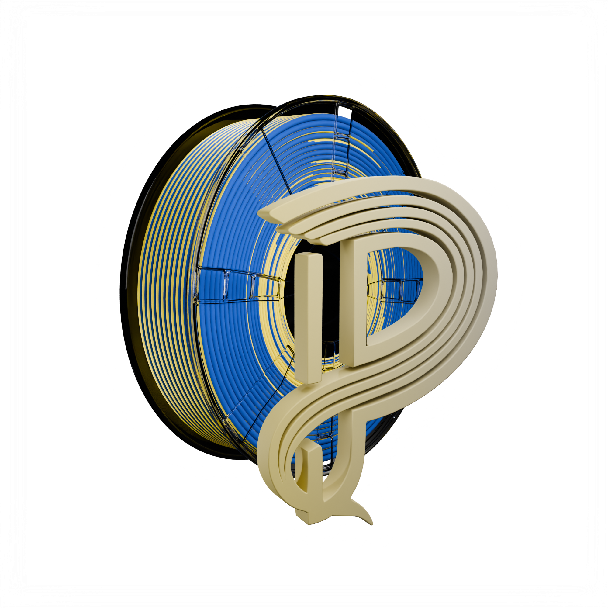 Azure Flare (Dark Blue Yellow) Bi Matte PLA 1kg