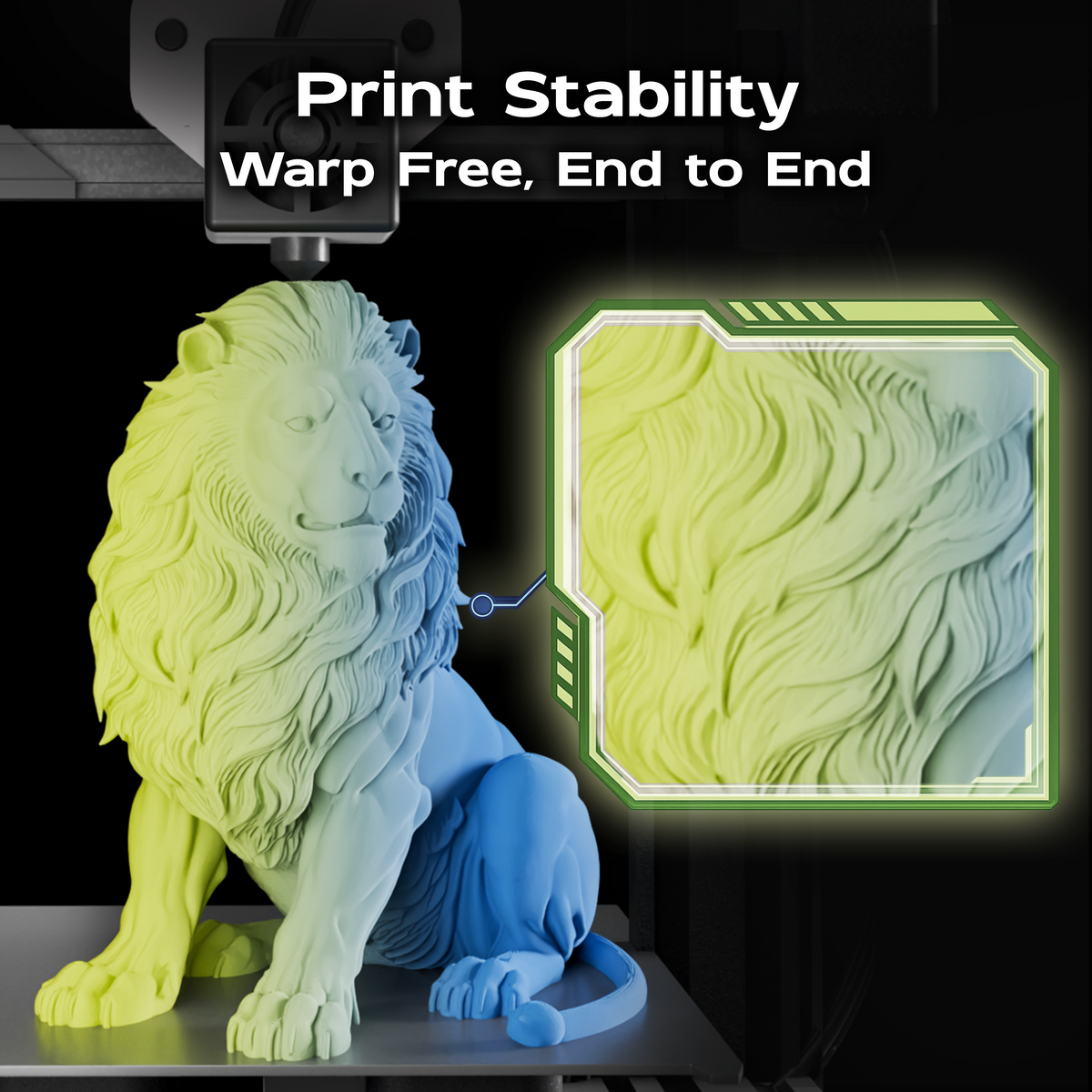 Azure Flare (Dark Blue Yellow) Bi Matte PLA 1kg