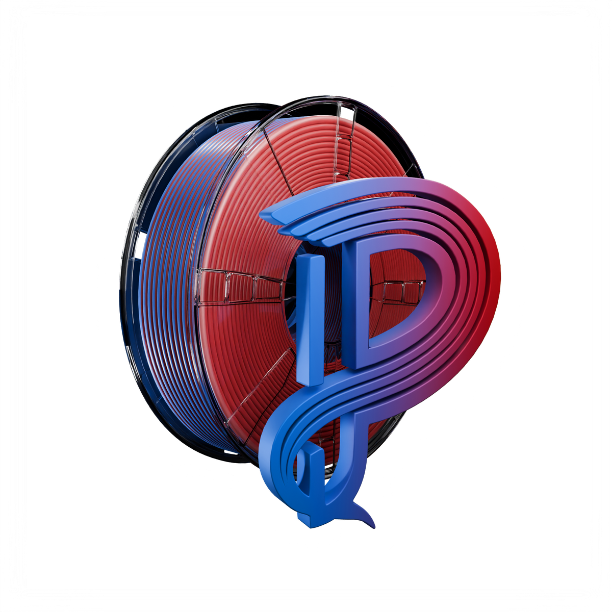 Crimson Tide (Blue Red) Bi Matte PLA 1kg