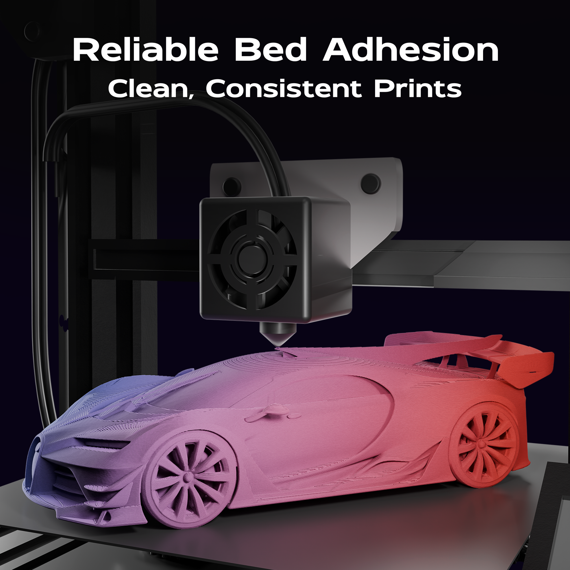 Crimson Tide (Blue Red) Bi Matte PLA 1kg