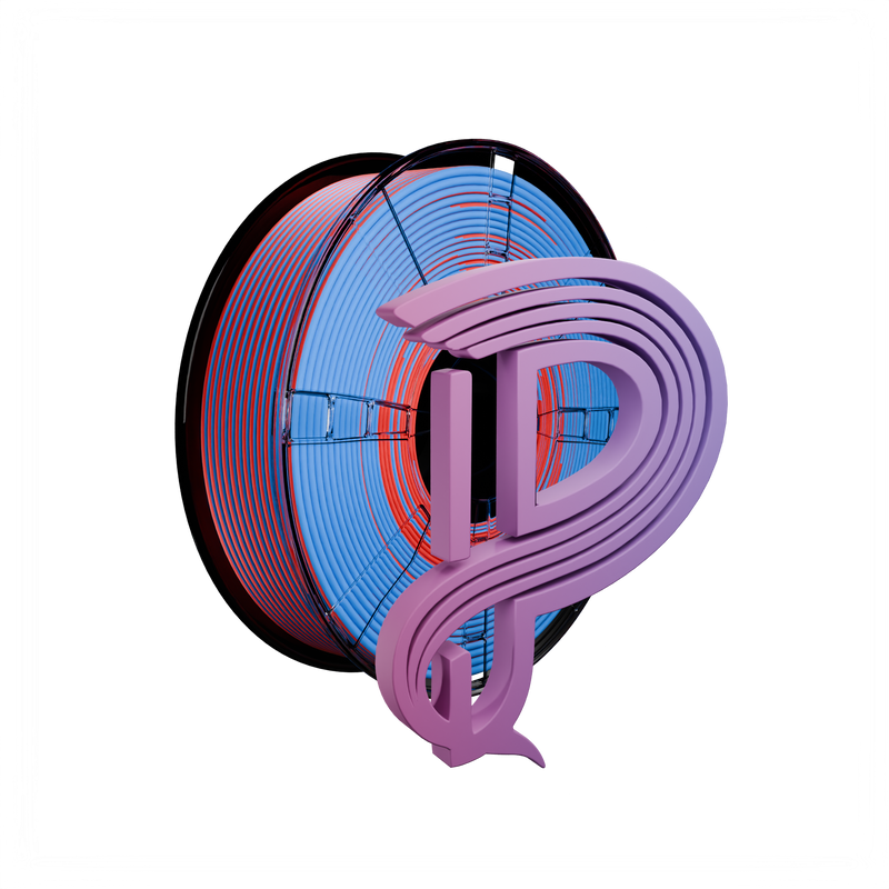 Crimson Tide (Blue Red) Bi Matte PLA 1kg