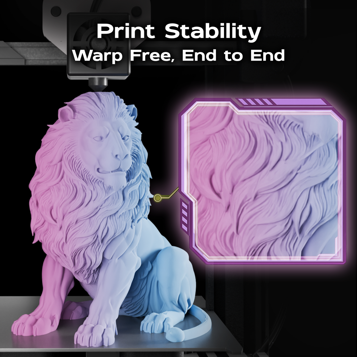 Arctic Bloom (Blue Pink) Bi Matte PLA 1kg