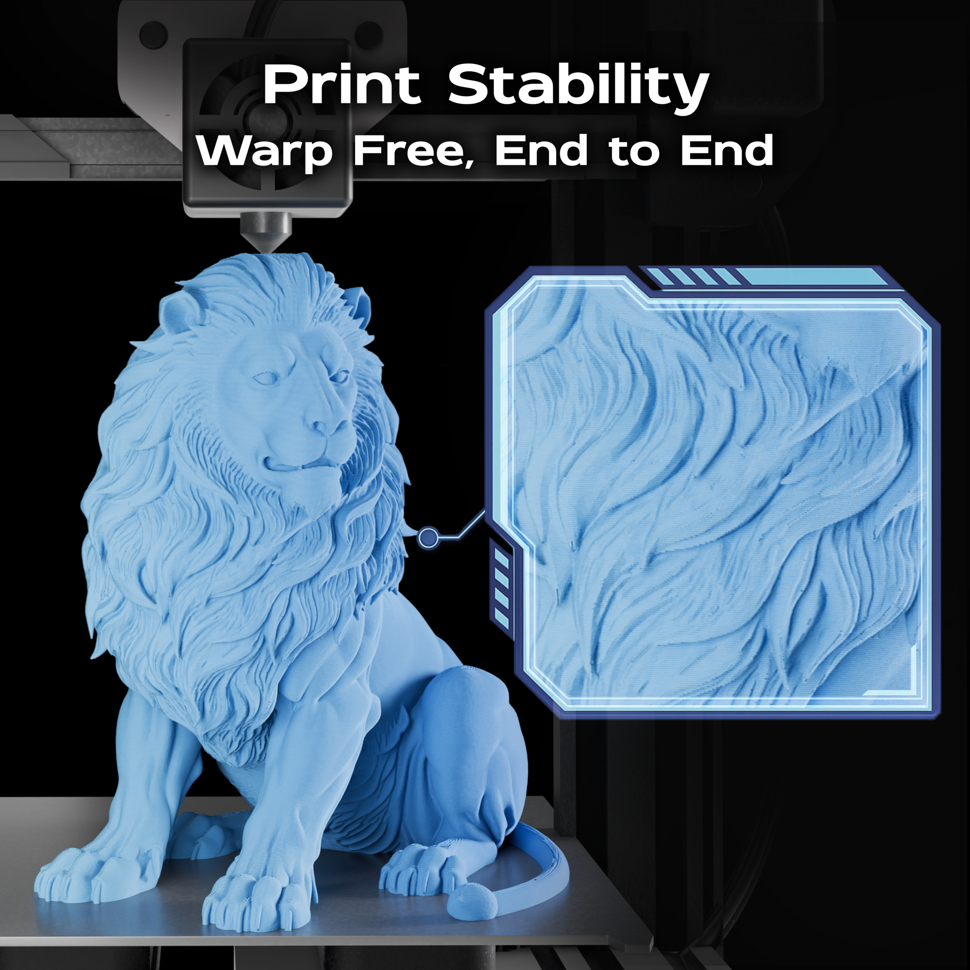 Nautic Veil (Sapphire Blue) Bi Matte PLA 1kg