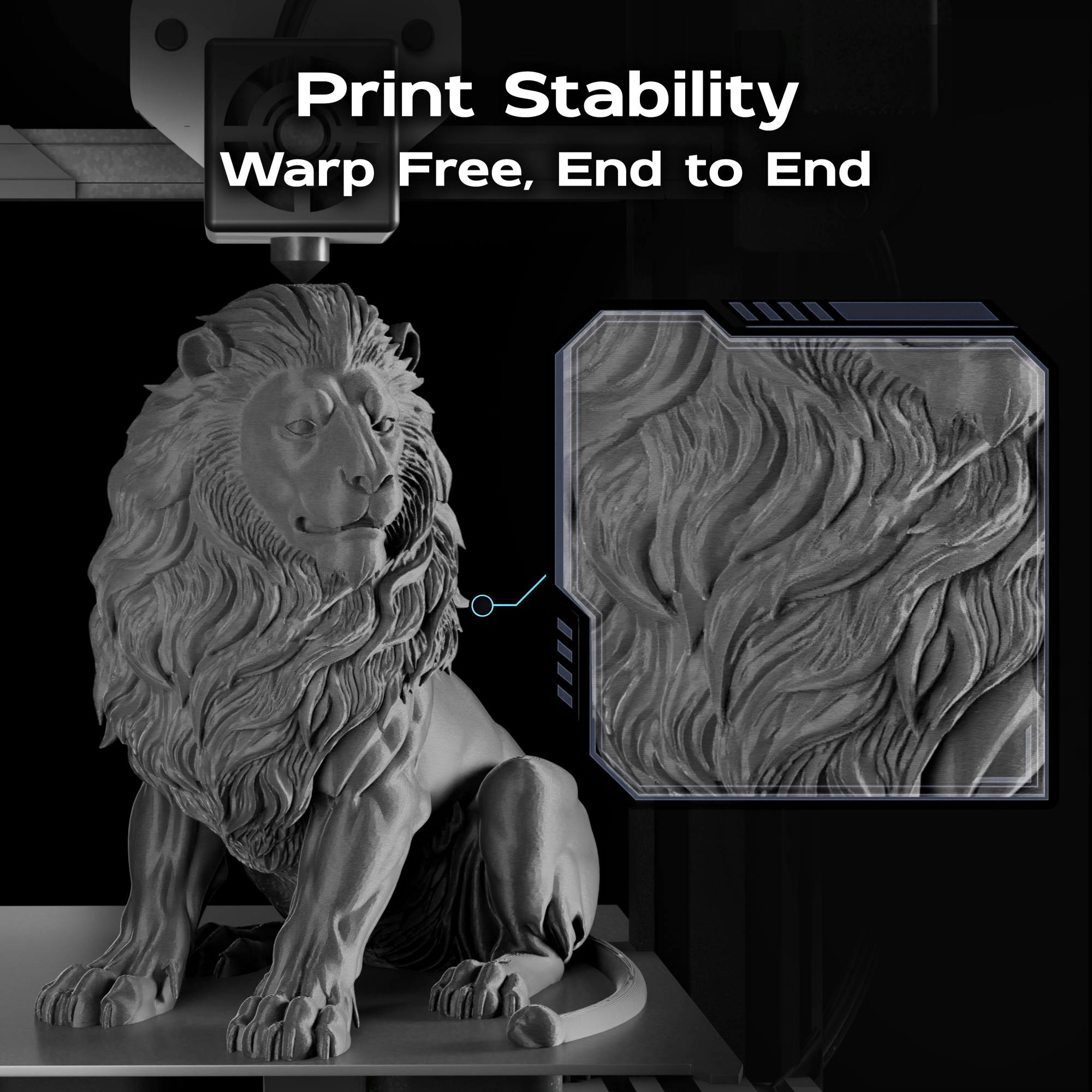 Charcoal Grey PLA 1kg