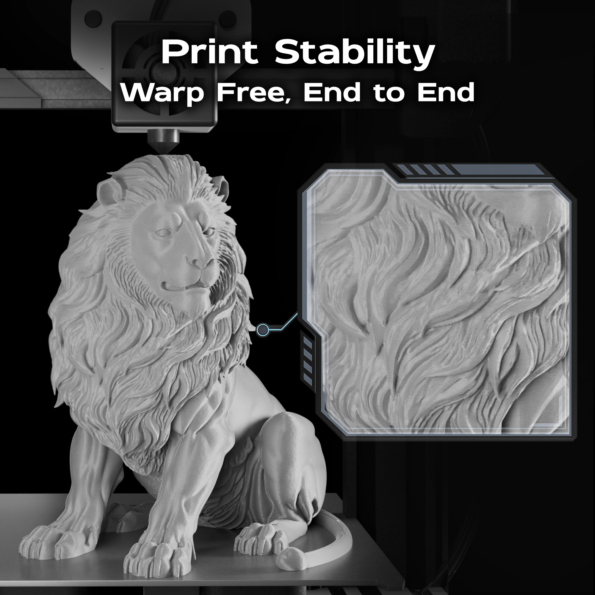 Cool Grey Medium PLA 1kg