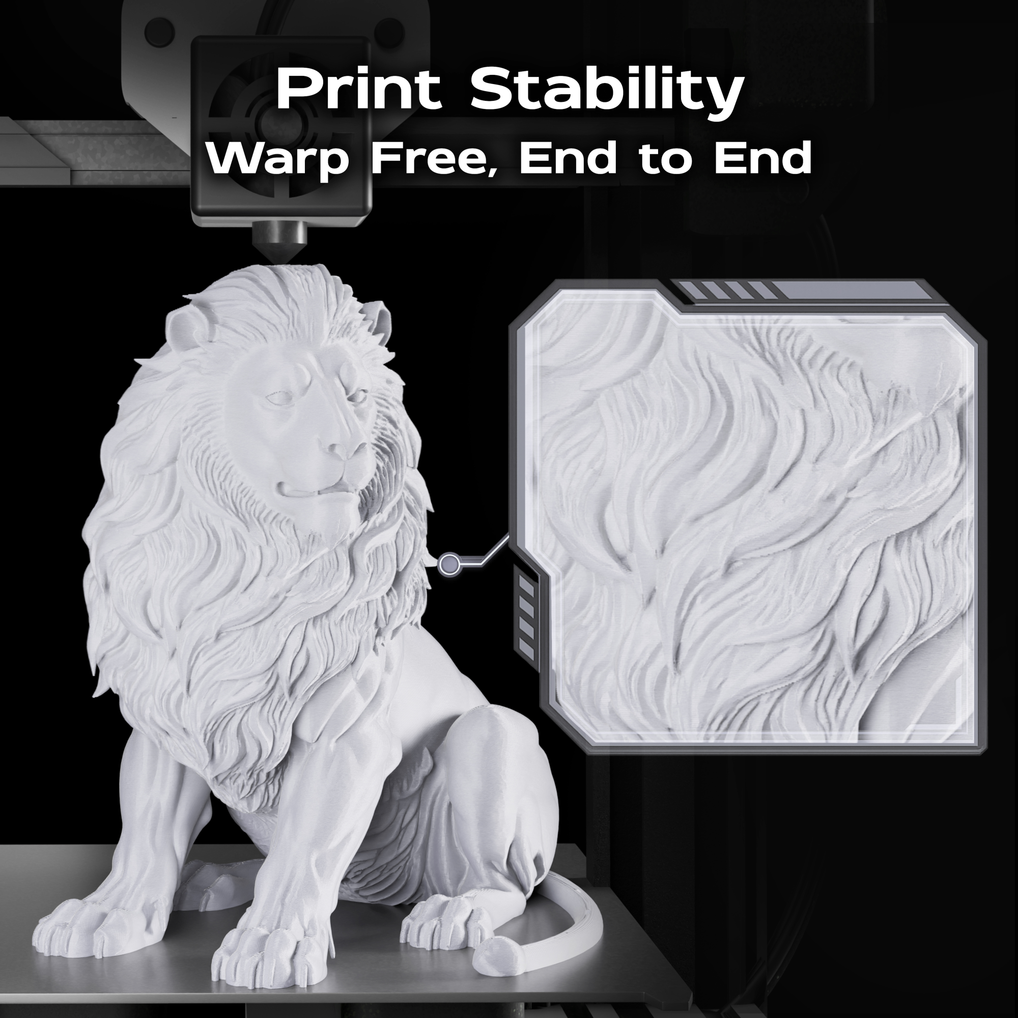 Glacier White PLA 1kg