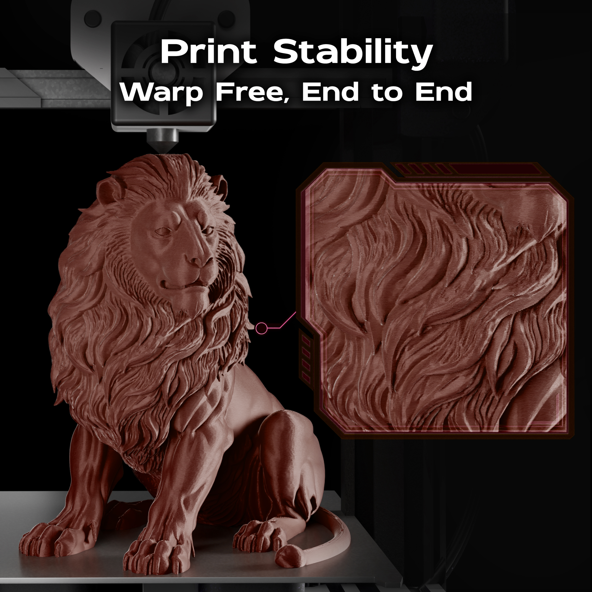 Chocolate Brown PLA 1kg
