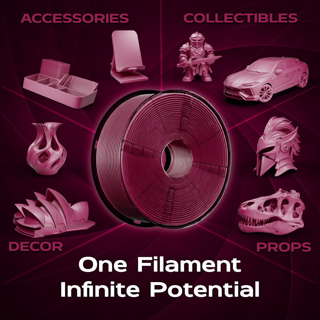 Burgundy PLA 1kg