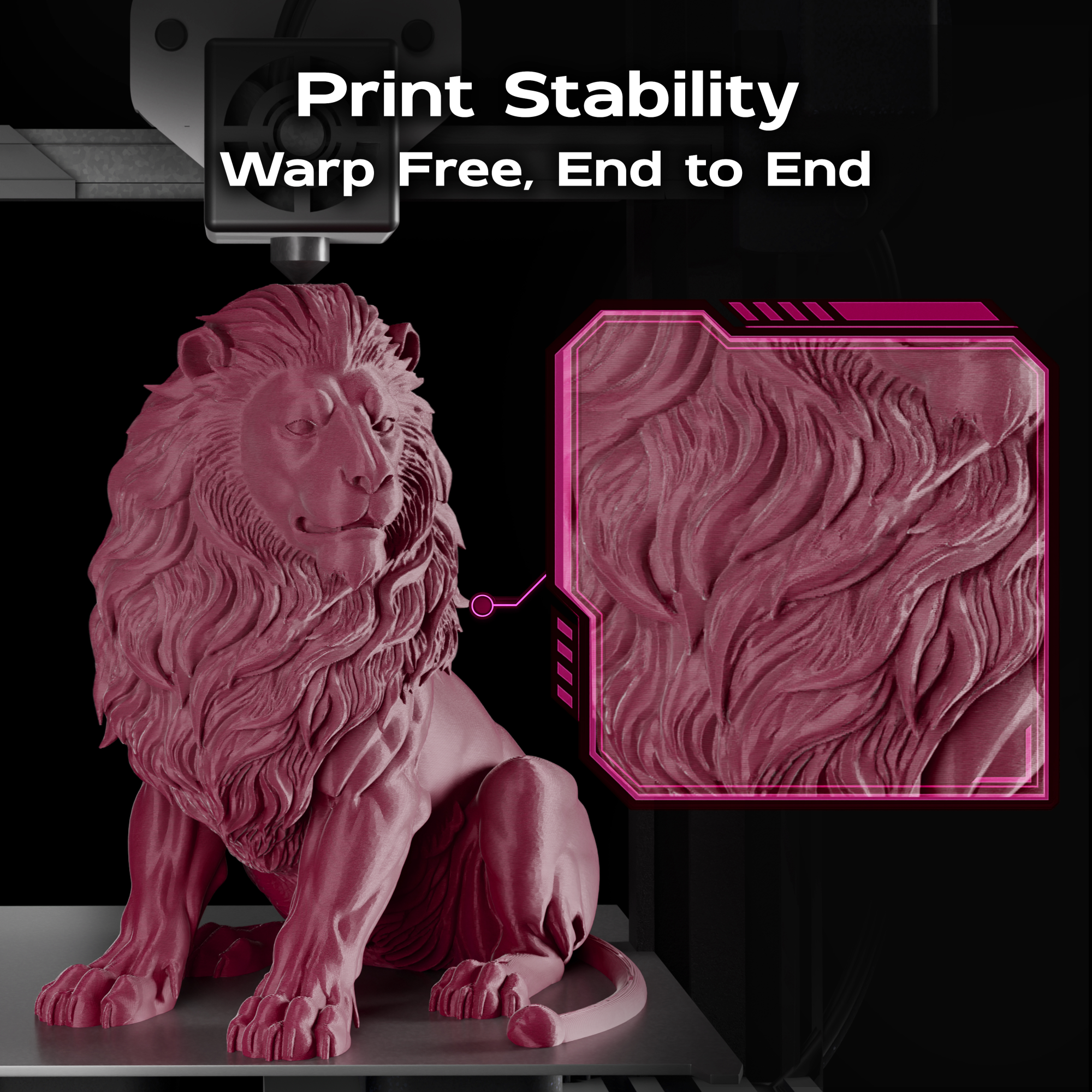 Burgundy PLA 1kg