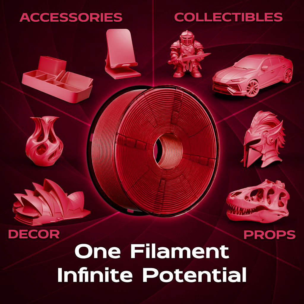 Crimson Red PLA 1kg