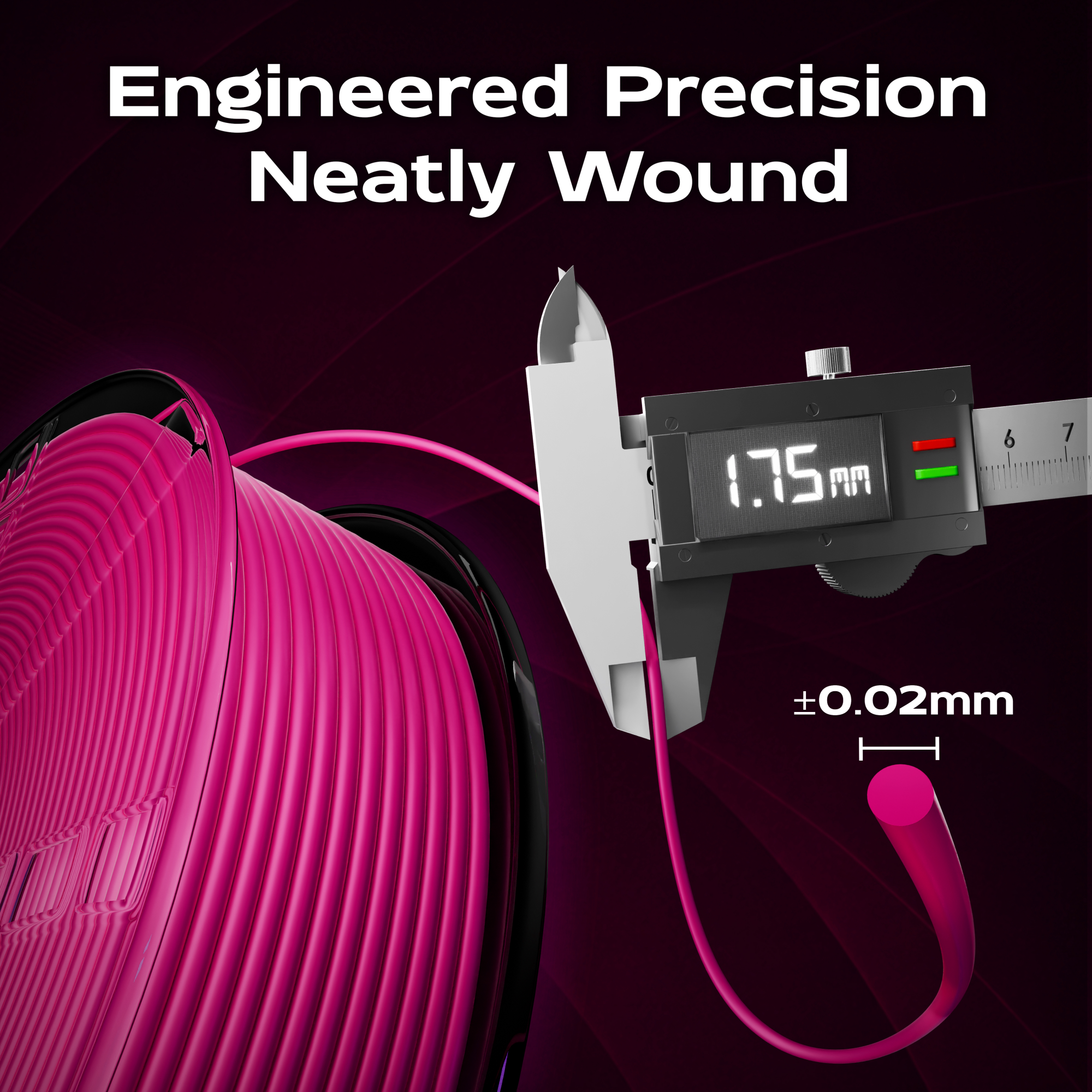 Hot Pink PLA 1kg