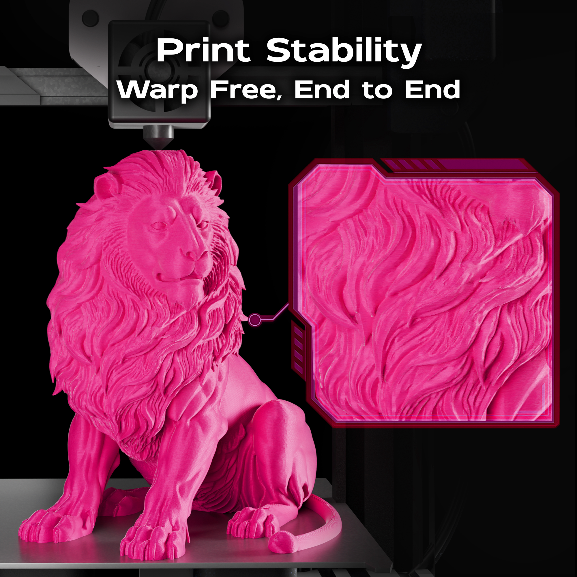 Hot Pink PLA 1kg