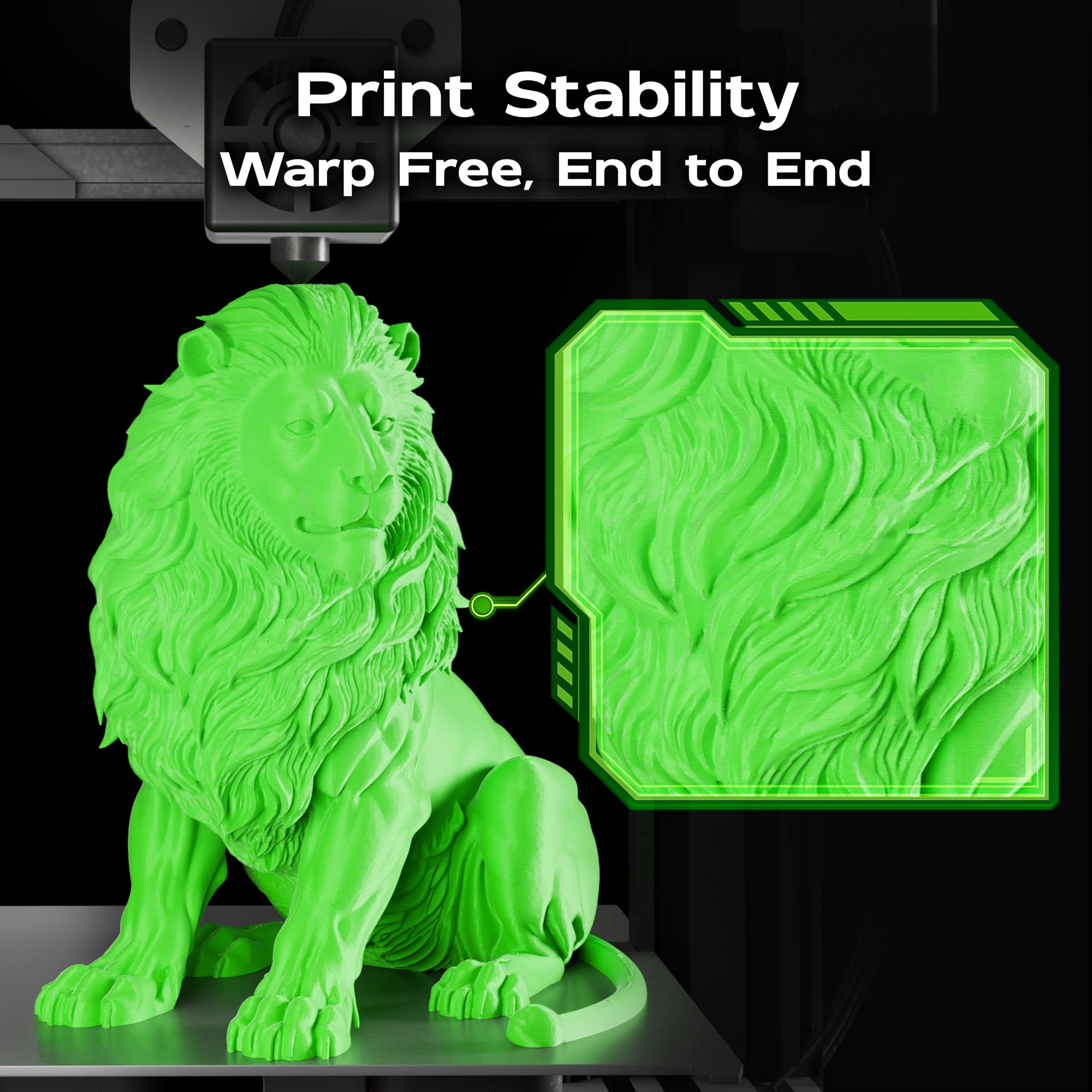 Neon Lime PLA 1kg