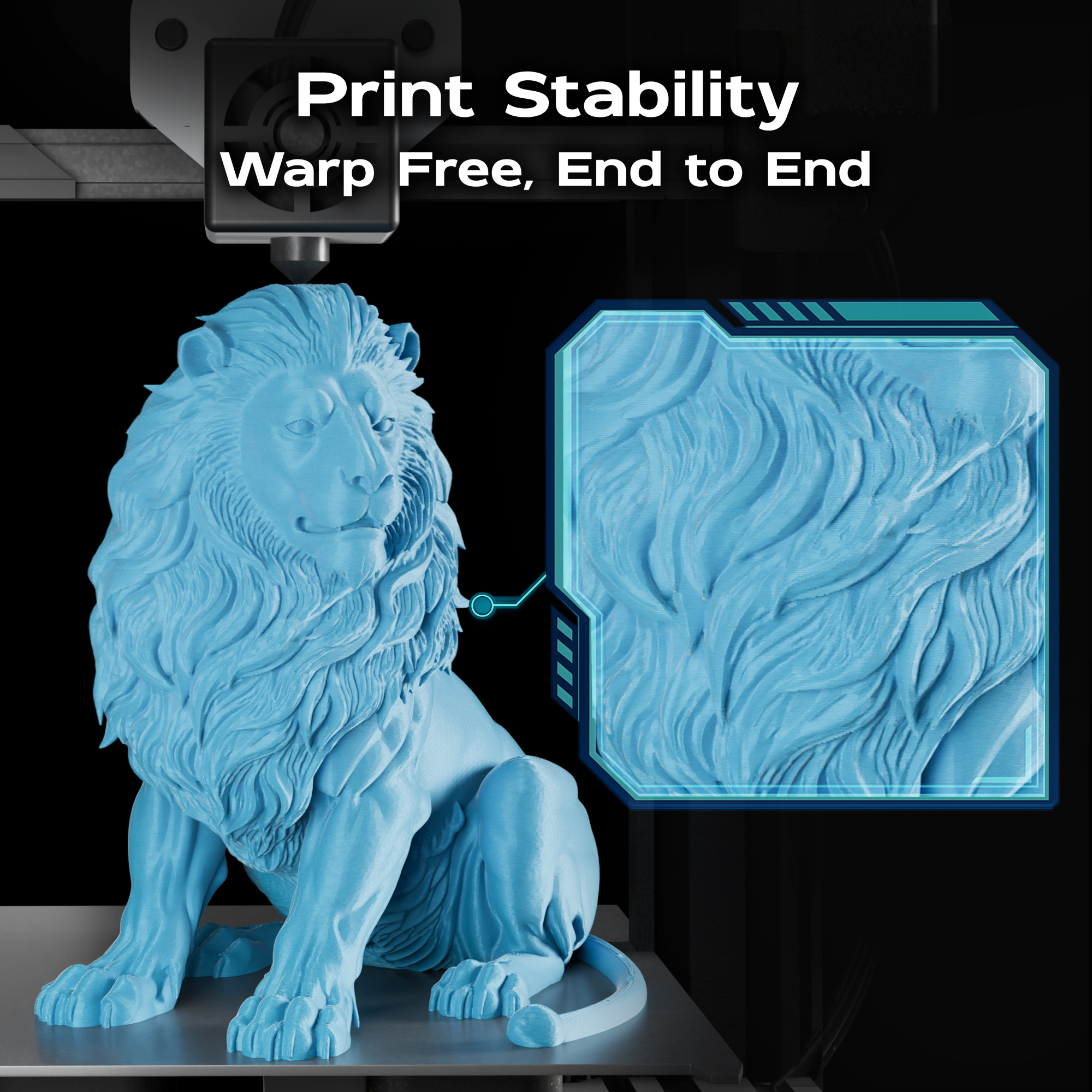 Azure Blue PLA 1kg