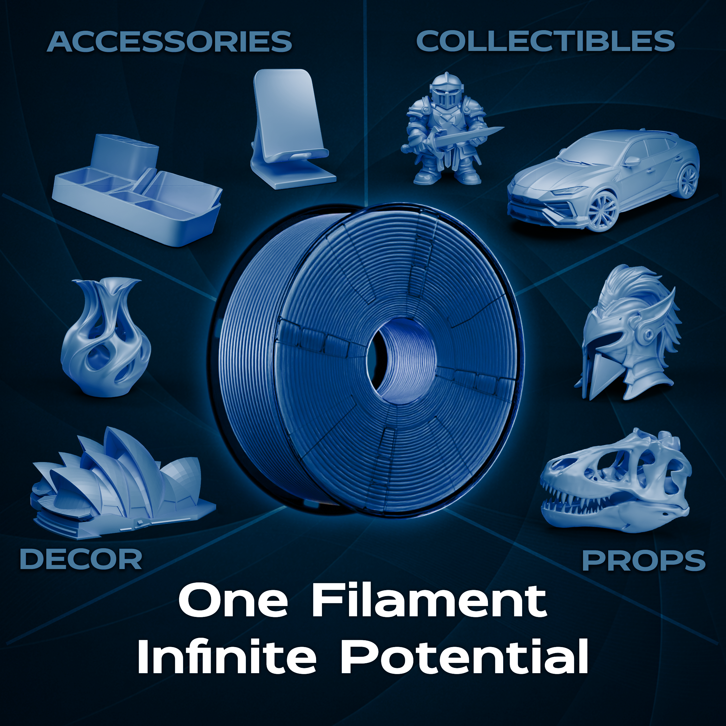 Cobalt Blue PLA 1kg