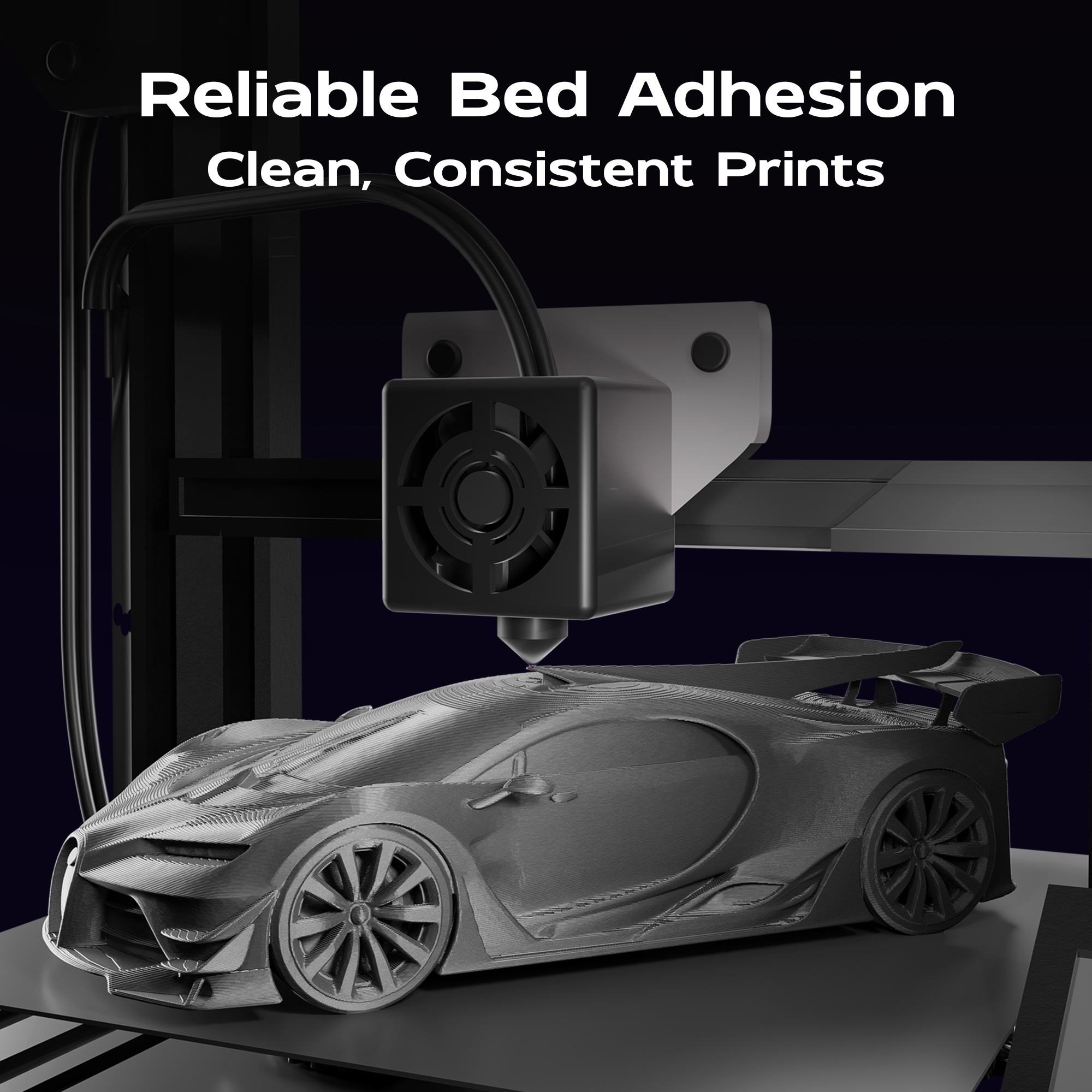 Noir Vision (Silver Black) Bi Silk PLA 1kg