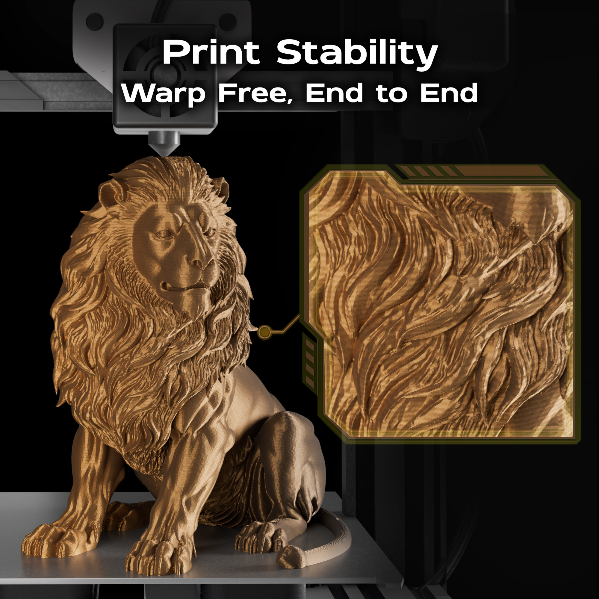 Vulcan Bronze (Black Copper) Bi Silk PLA 1kg