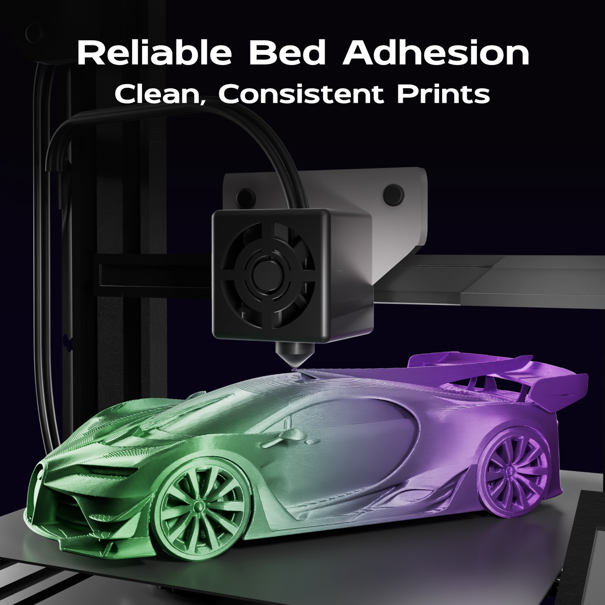 Forest Flare (Purple Green) Bi Silk PLA 1kg