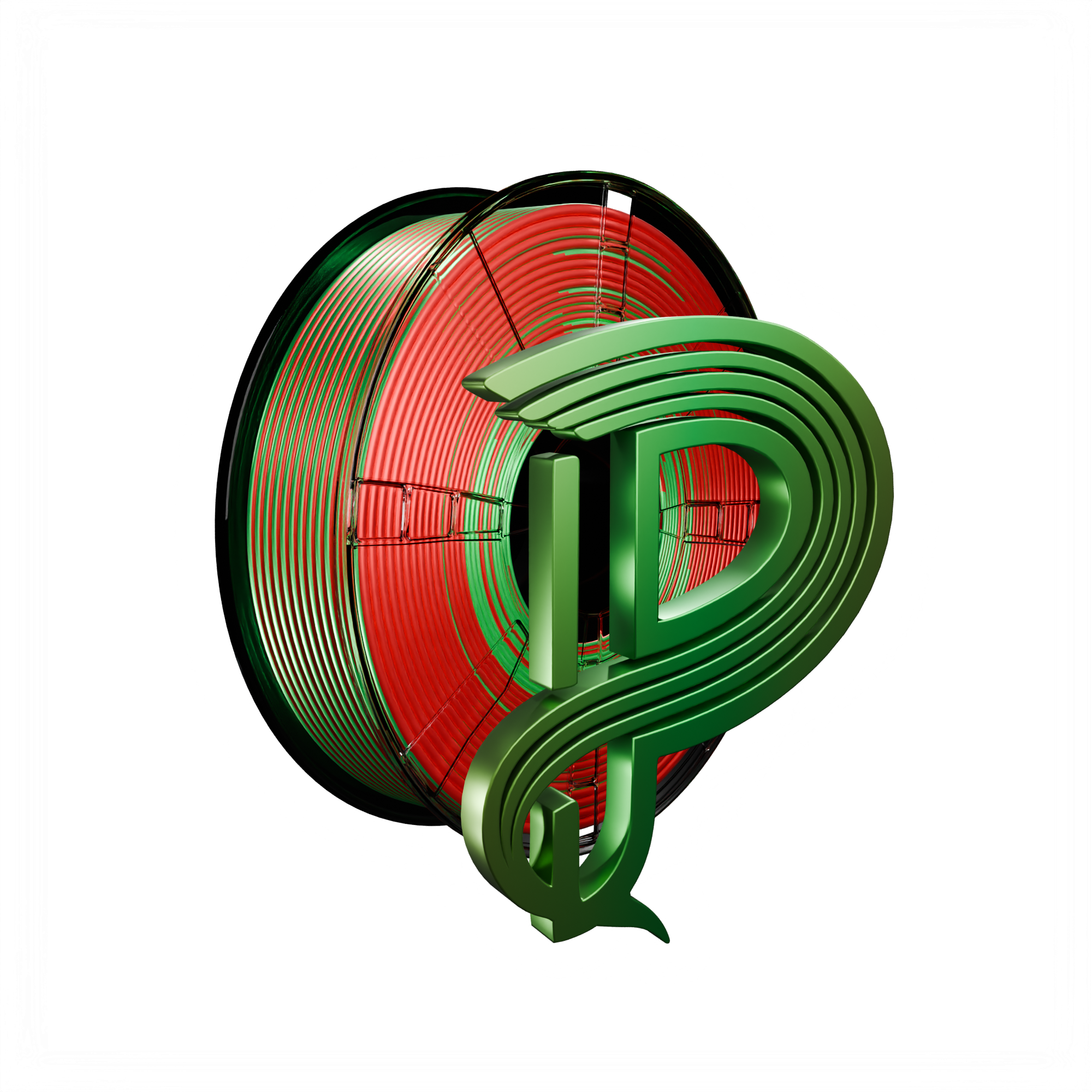 Forest Flare (Red Green) Bi Silk PLA 1kg