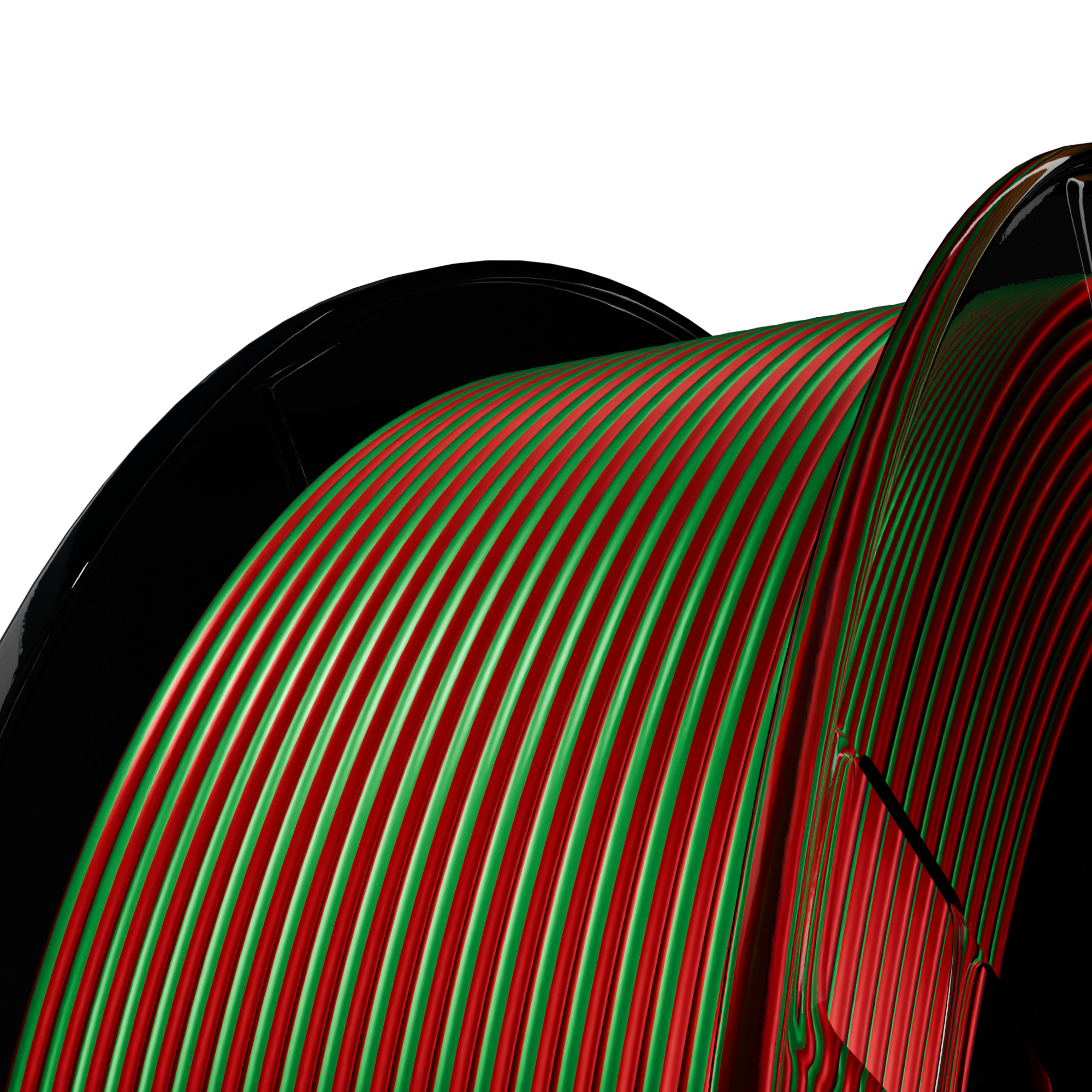 Forest Flare (Red Green) Bi Silk PLA 1kg