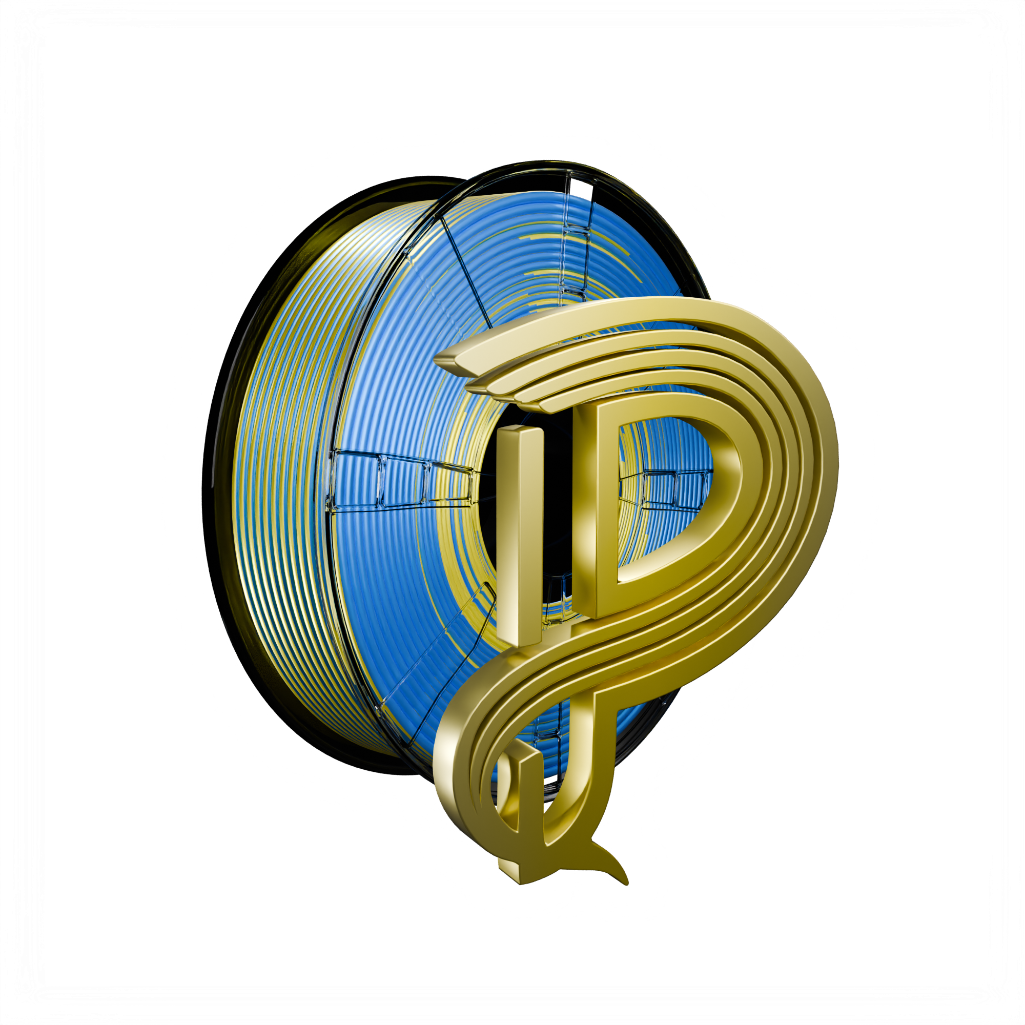 Electric Dawn (Blue Yellow) Bi Silk PLA 1kg Main image