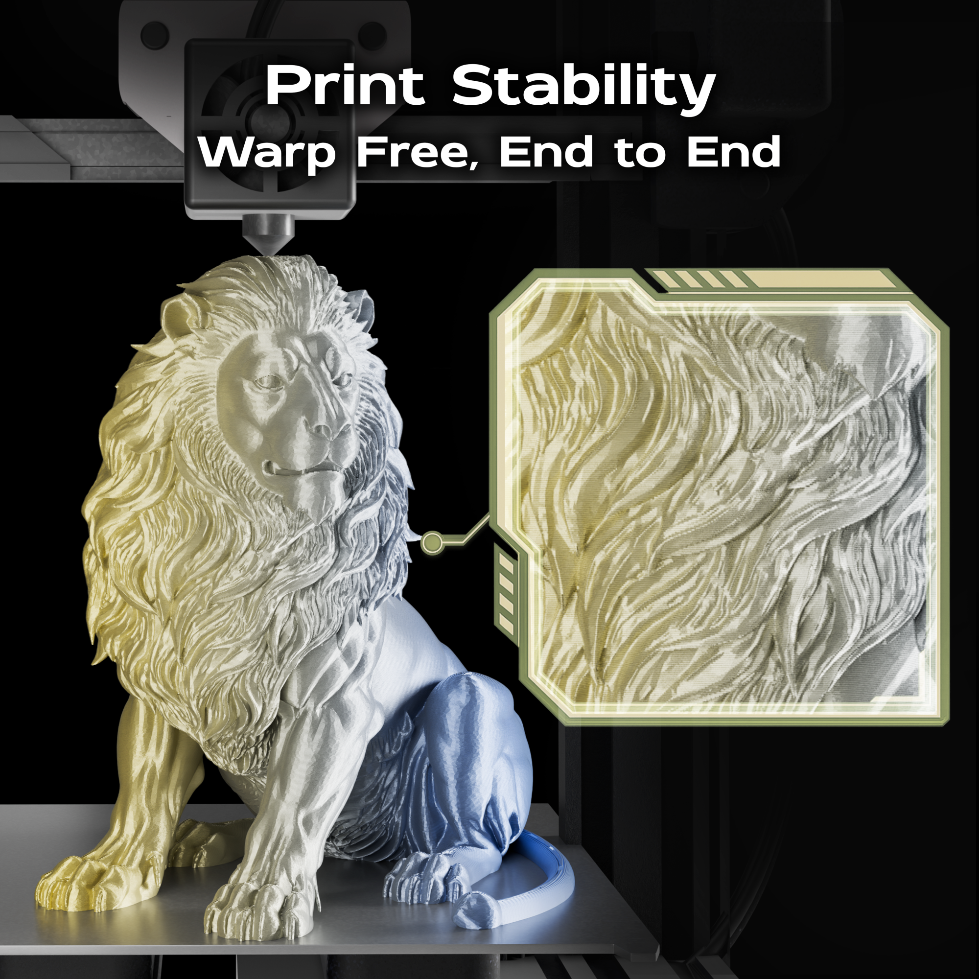 Electric Dawn (Blue Yellow) Bi Silk PLA 1kg