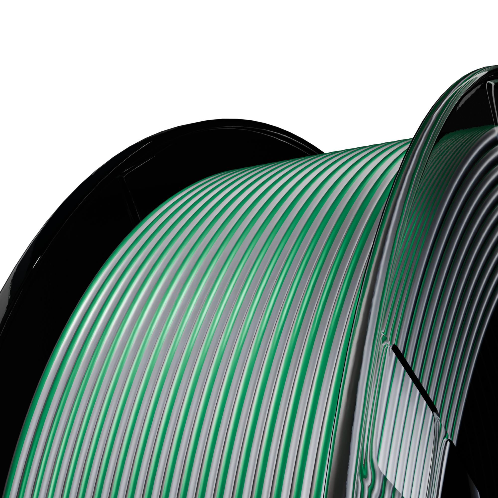 Arctic Emerald (Silver Green) Bi Silk PLA 1kg Secondary image