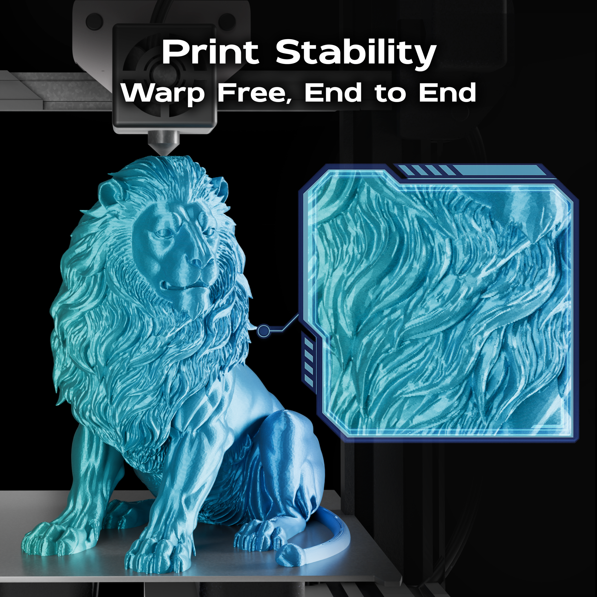 Neptune Surge (Blue Green) Bi Silk PLA 1kg