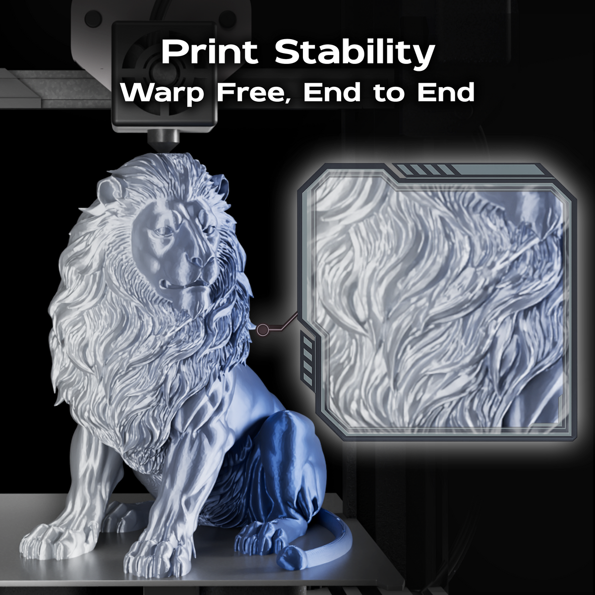 Lunar Depth (Silver Dark Blue) Bi Silk PLA 1kg
