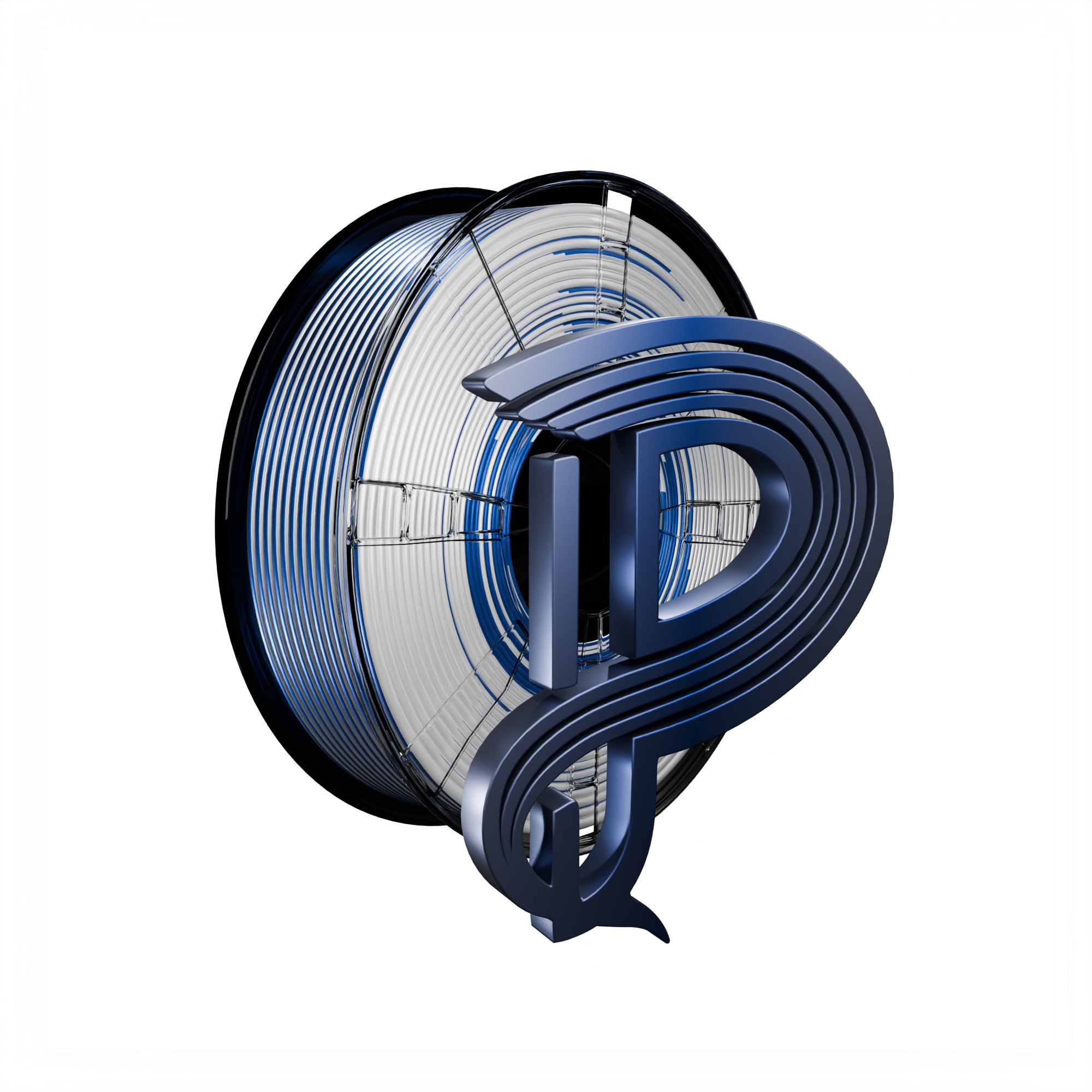 Lunar Depth (Silver Dark Blue) Bi Silk PLA 1kg