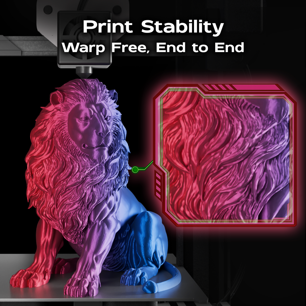 Sapphire Ignite (Blue Red) Bi Silk PLA 1kg